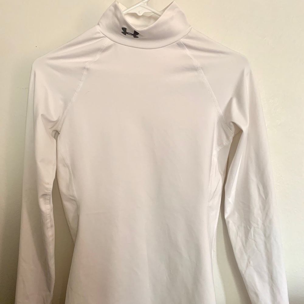 Under Armour white long sleeve